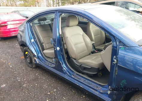 2019 Hyundai Elantra Limited from USA, damaged, VIN 5NPD84LF0KH469001